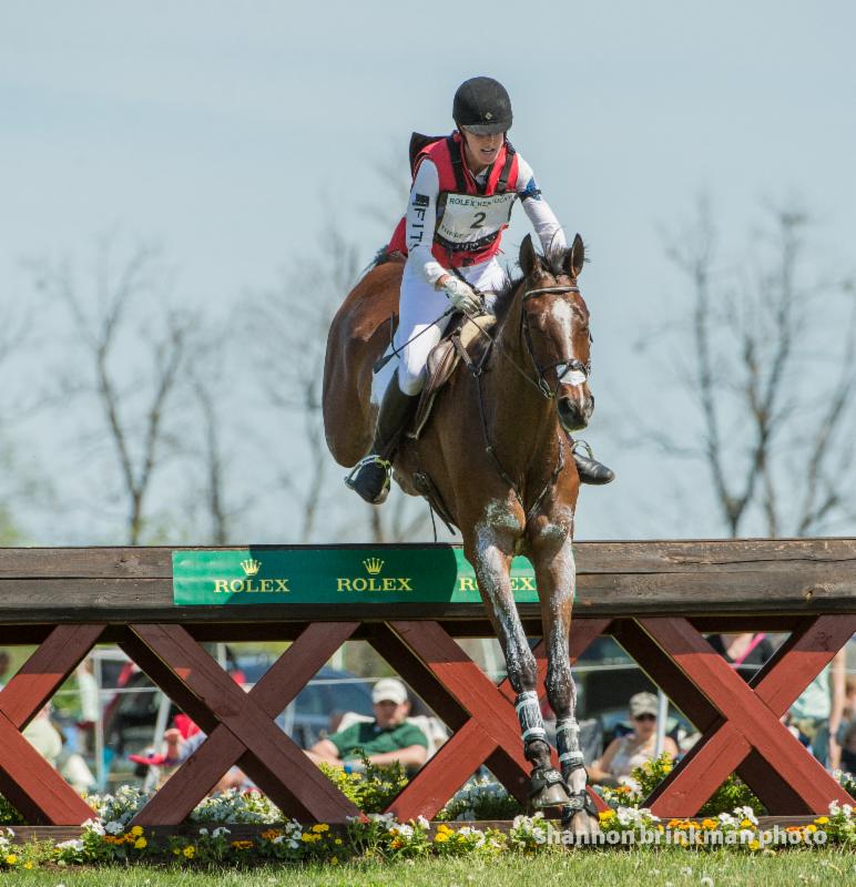 Selena O'Hanlon and Foxwood High at the 2014 CCI4* Rolex Kentucky Three Day Event. Photo Credit: Shannon Brinkman Photography.