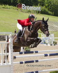 Jessica Phoenix and A Little Romance win the Bromont CCI Three Star competition. Photo by Cealy Tetly.