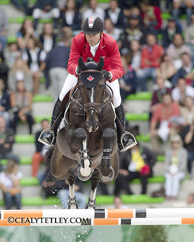 Eric Lamaze and Zigali P S. Photo by Cealy Tetley.