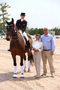 - Canadian Olympian, Belinda Trussell of Stouffville, Ont. picked up back-to-back wins in the Big Tour aboard Anton at the Spring into Dressage CDI 3* and Pan Am Games Qualifier, held May 8-10 at the OLG Caledon Pan Am Equestrian Park in Palgrave, Ont. Photo by Michael Werner.