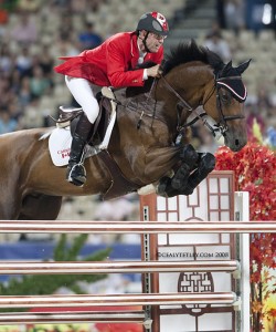 In Style and Ian Millar at the 2008 Beijing Olympics. Photo by Cealey Tetley Photography